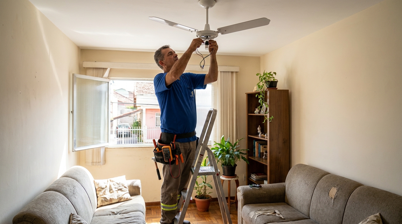 Montagem de Ventilador em Teresina‑PI